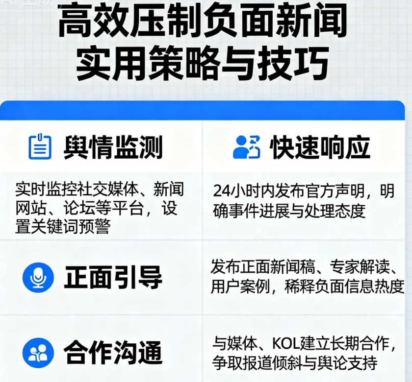 高效壓制負面新聞的實用策略與技巧